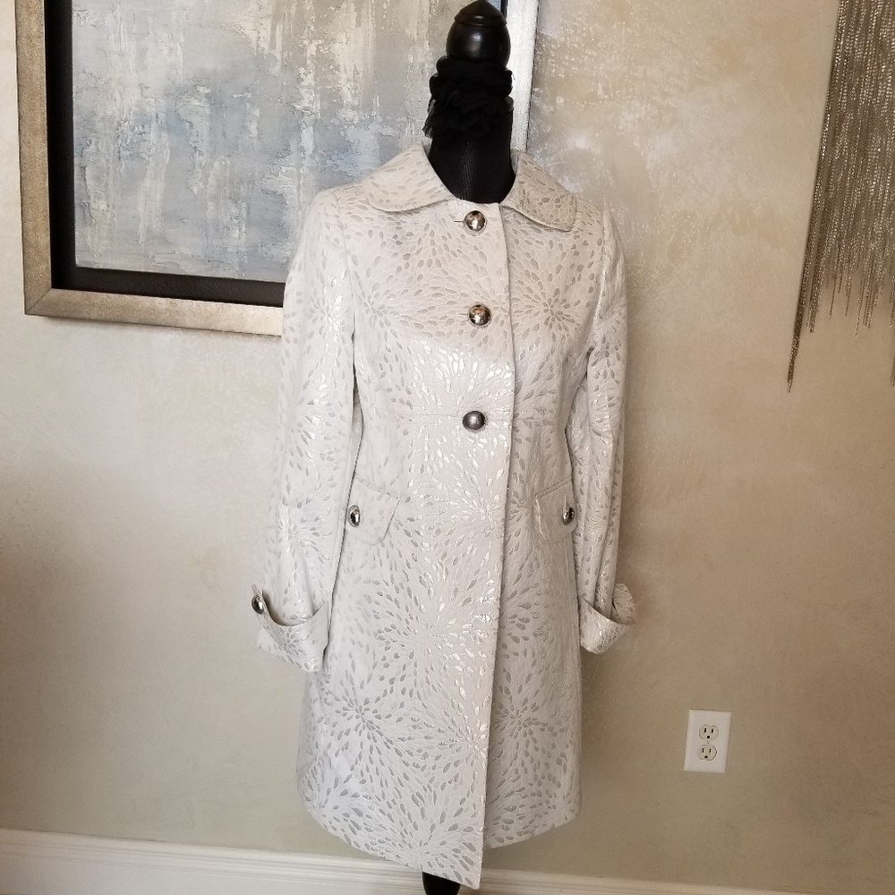OMG! Silver coat 8 NEW BRIDAL